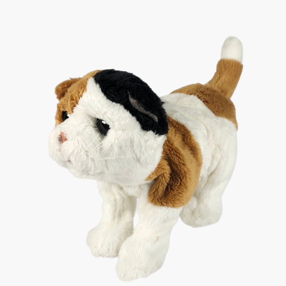 FurReal Friends Luvimals Kitty Cat Kids Small Calico Orange White Black